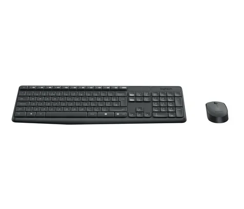 MK235 Wireless Keyboard / Mouse Grey-Fra-2.4GHZ-Central