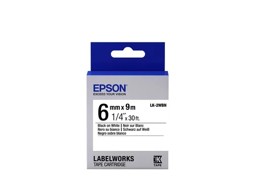 Epson Label Tape Epson Labelwor LK-2WB.- 6 MM - White