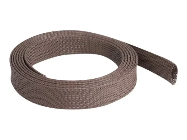 DELOCK Geflechtschlauch 2m x 25mm braun