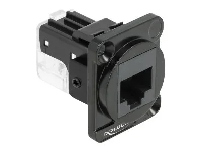 DELOCK D-Typ Modul RJ45 Cat.6A Buchse
