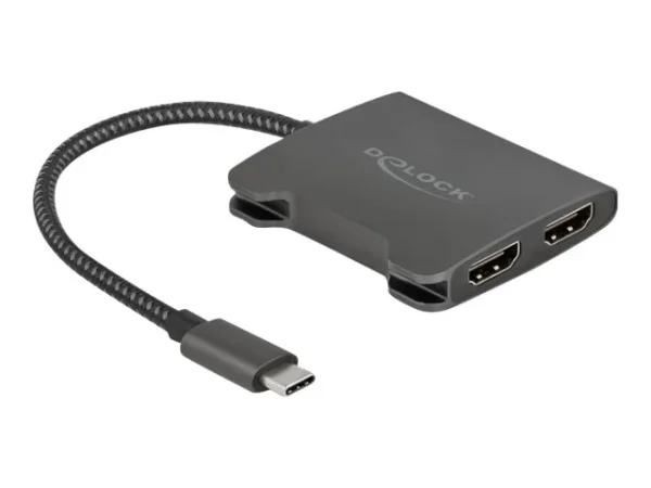 DELOCK USB Type-C Splitter zu 2 x HDMI