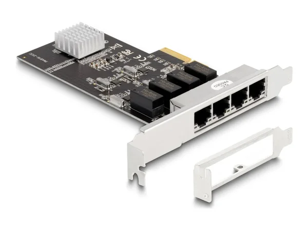 DELOCK PCI Express x4 Karte 4 x RJ45 LAN