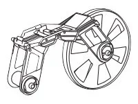 BROTHER MC-FA2LB Textil-Bandkassette