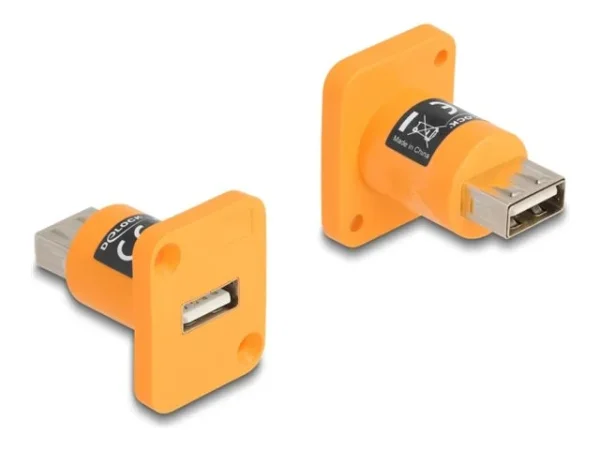 DELOCK D-Typ Modul USB 2.0 Typ-A orange