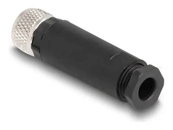 DELOCK M8 Steckverbinder A-kodiert 3 Pin