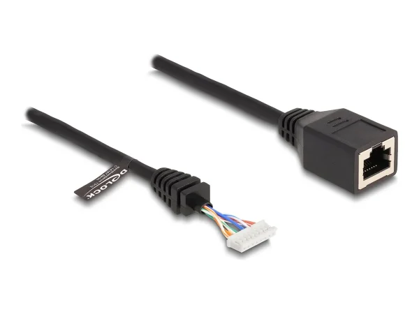 DELOCK Kabel RJ45 Bu zu Pfostenbuchse