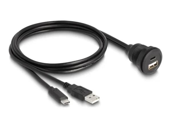 DELOCK USB 2.0 Kabel USB zum Einbau 1m