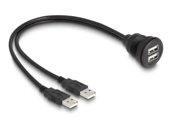 DELOCK USB 2.0 Kabel 2xUSB Typ-A Stecker