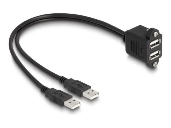 DELOCK USB 2.0 Kabel 2 x USB Typ-A St