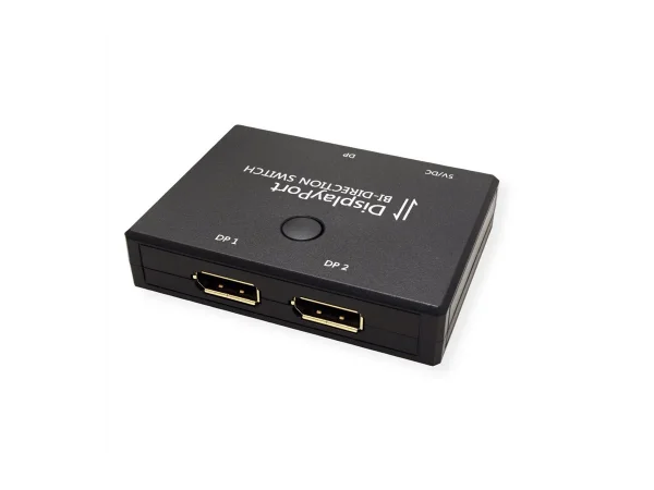VALUE 4K DisplayPort Switch 2fach bi