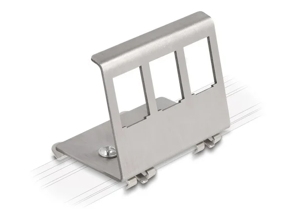 DELOCK Keystone Metall Halterung 3 Port