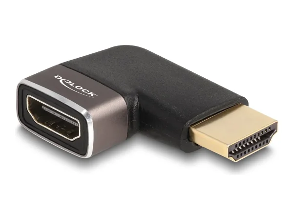 DELOCK HDMI Adapter 90links gewinkelt 8K