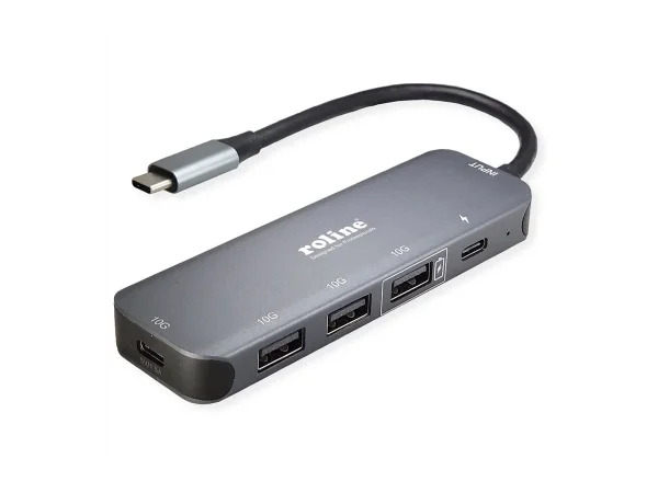 ROLINE USB 3.2 Gen 2 Hub 4fach Typ-C