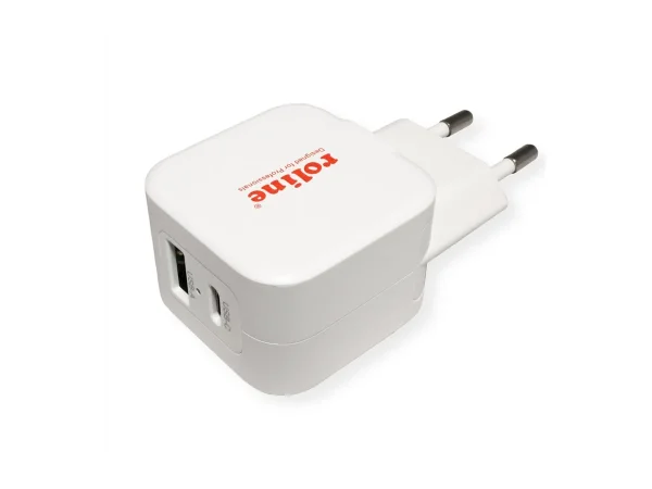 ROLINE USB Charger mit Euro-Stecker 2 Pt
