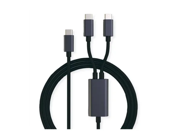 ROLINE USB Typ C Split-Ladekabel C 1,85m