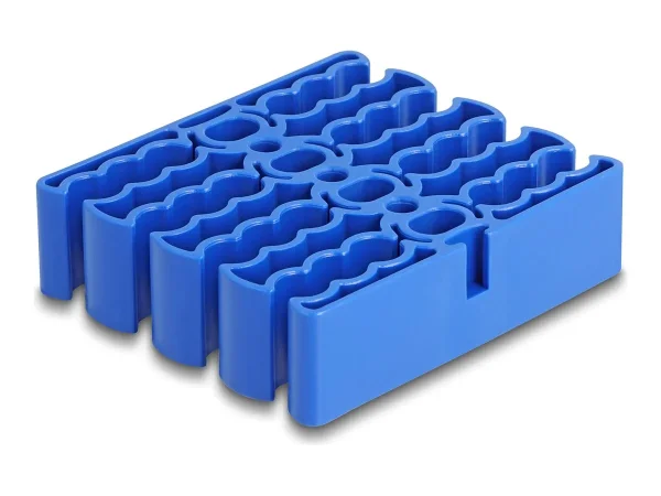 DELOCK Kabel-Organizer mit 24 blau