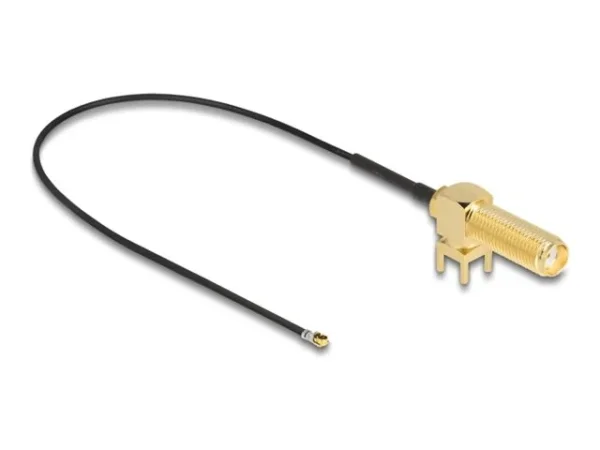 DELOCK Antennenkabel SMA 90 PCB 15mm