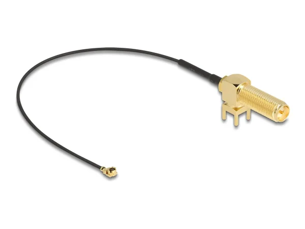 DELOCK Antennenkabel RP-SMA 90 15mm