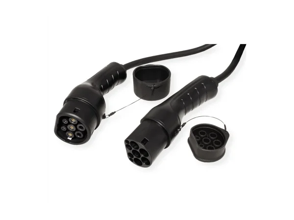 ROLINE E-Auto Ladekabel Typ2 1-phasig 3m