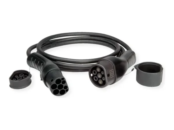 ROLINE E-Auto Ladekabel Typ2 3-phas 7,5m