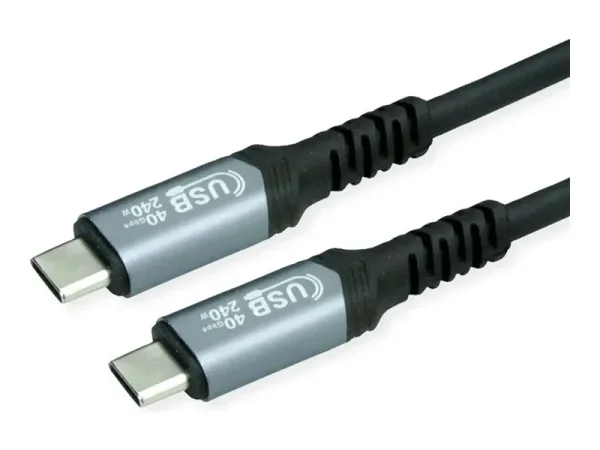 VALUE USB4 Gen3x2 Kabel C-C ST/ST 0,8m