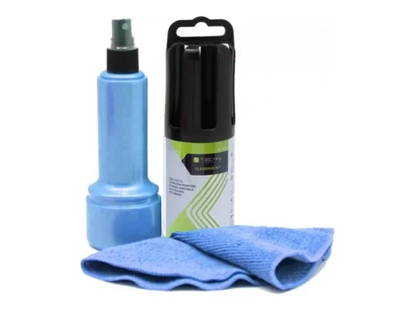 EFB Techly Reinigungsspray m blauem Tuch