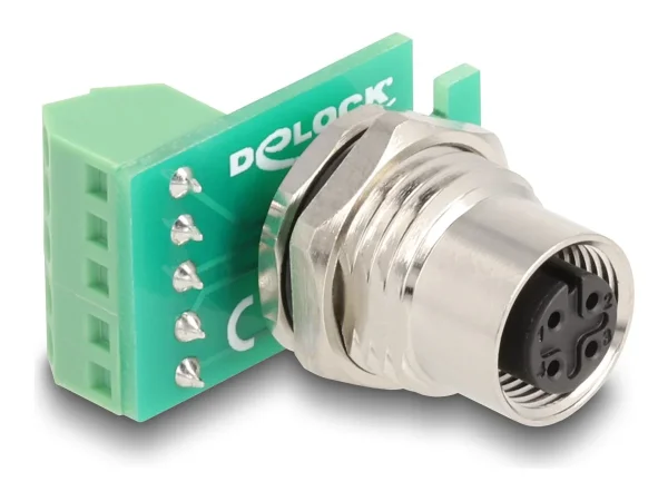 DELOCK M12 ubergabemodul 4 Pin zu 5 Pin