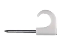 SE 100 Stck Nagelschelle TC5-7 weiss