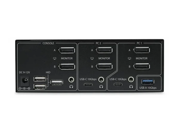 STARTECH Dual-Monitor DP KVM Switch 8K