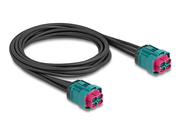 DELOCK Kabel HDMTD Z quad Buchse 1 m