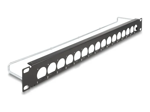 DELOCK 48,26cm D-Typ Patchpanel 16 Port
