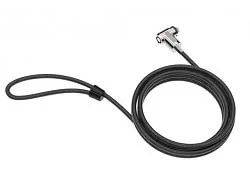 Keyed T-Bar Cable Lock - Black .