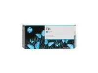 HP 738 300-ml Cyan DesignJet Ink Cartrid