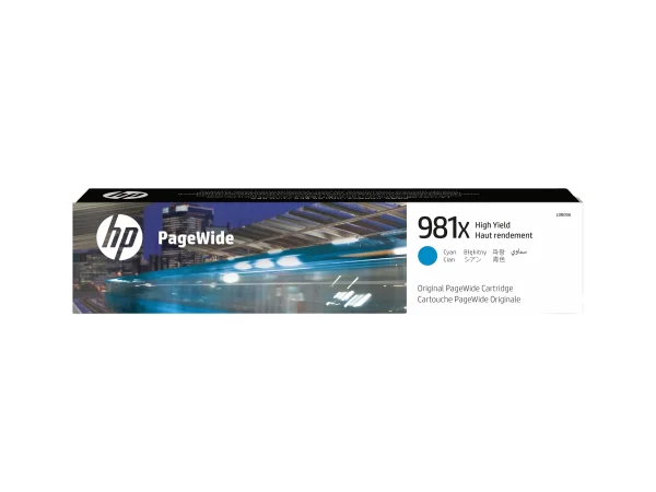 HP 981X XL Cyan PageWide Cartridge
