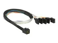 DELOCK Kabel mini SAS HD SFF-8643 > 4 x
