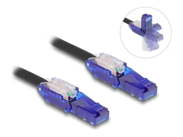 DELOCK RJ45 Netzwerkkabel Cat.6 UTP 1m