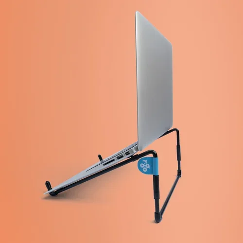 R-GO Steel Travel Laptop Stand Black