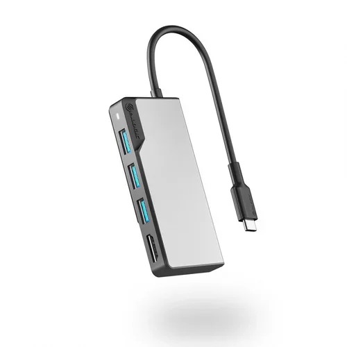 Fusion Core USB-C 5 in 1 HDMI  USB Hubspace Grey
