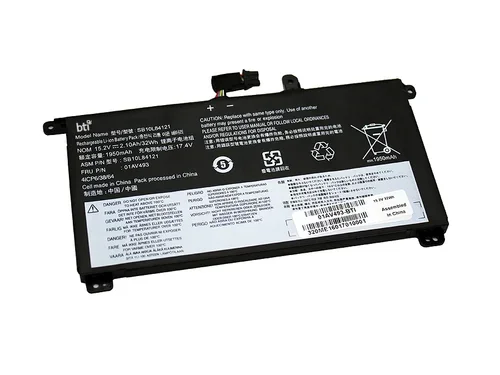 Bti 4C Battery ThinkPad T570 OEM: 01AV493 00UR890 00UR891