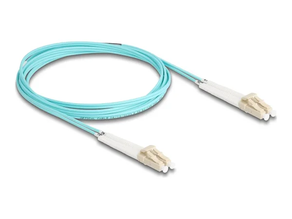 DELOCK LWL Kabel LC Duplex OM3 2m