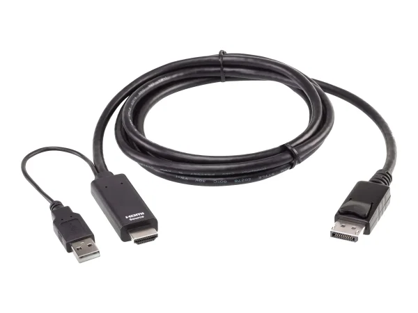ATEN 2L-7D02HDP HDMI zu DP Kabel 1,8m