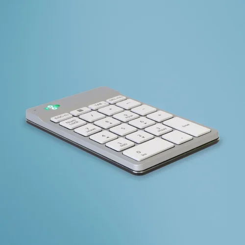R-GO Tools Numpad Break White Bluetooth Numeric Keyboard