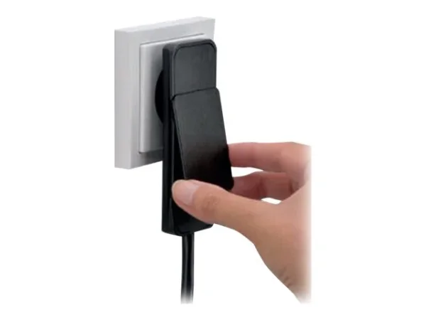 BACHMANN Flat Plug CEE7/7 schwarz wieder