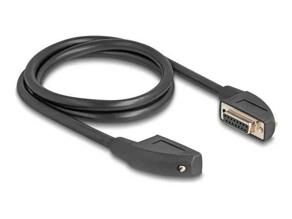 DELOCK Serielles Kabel D-Sub 15 gew. 1 m