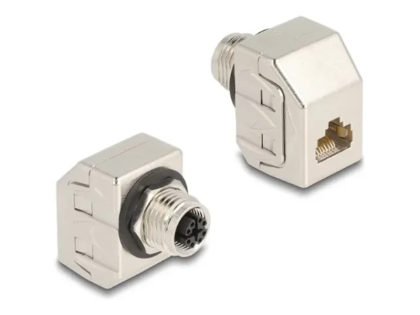 DELOCK M12 Adap X-kodiert 8 Pin zu RJ45