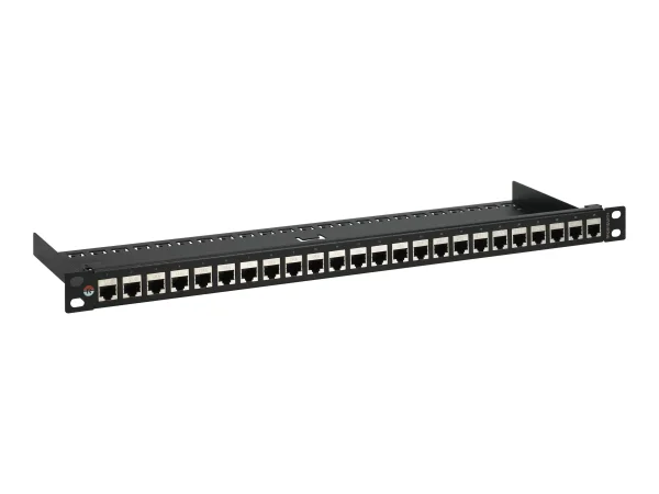RACKIT Ptchpnl 24 port 2/3U Black sh cpl