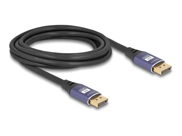 DELOCK DisplayPort Kabel 8K 60Hz 3m flie