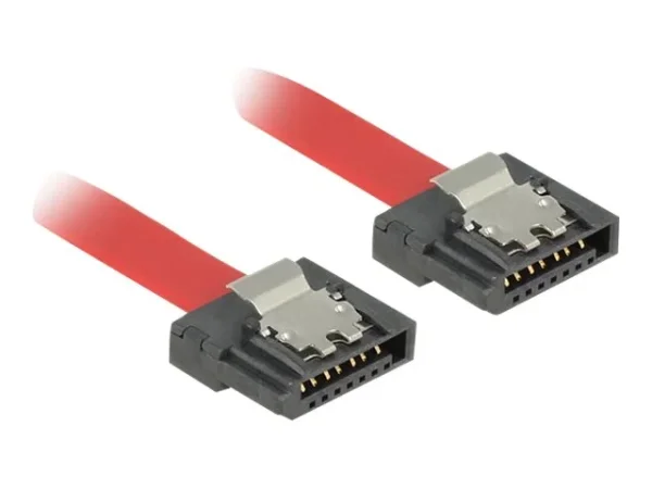 DELOCK SATA 6 Gb/s Kabel 100cm rot FLEXI