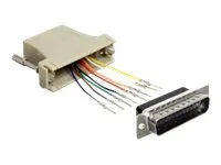 DELOCK D-Sub 25 Pin > RJ45montagesatz