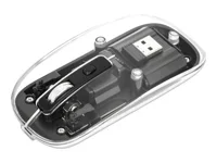 MH Transparente USB-A Funkmaus 4T schwar